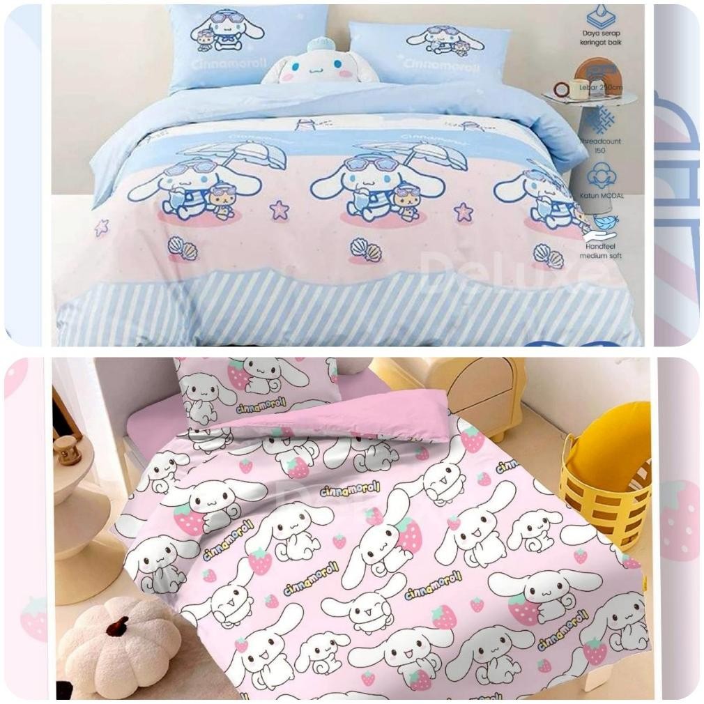 NEW VARIAN Sprei BEVERLY Anak Koleksi Motif Cinnmrll