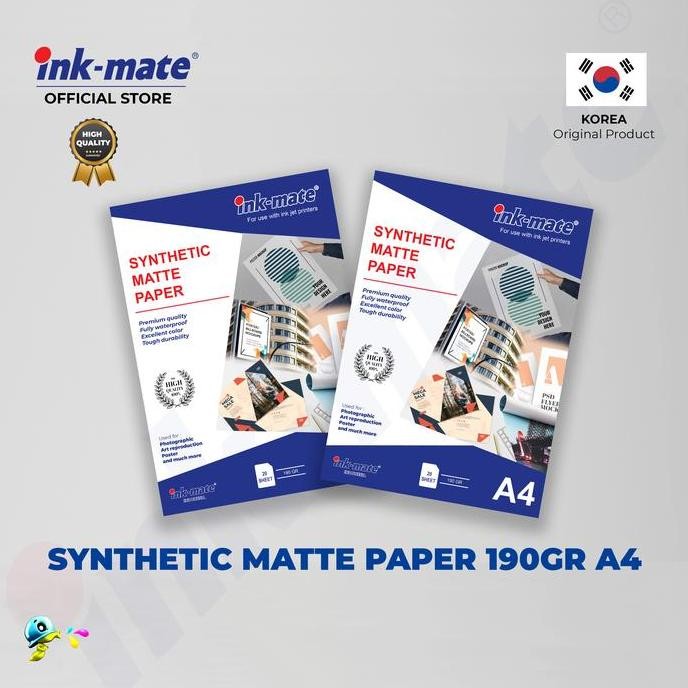 

new !!! Synthetic Matte Paper Waterproof Inkmate 190Gr A4