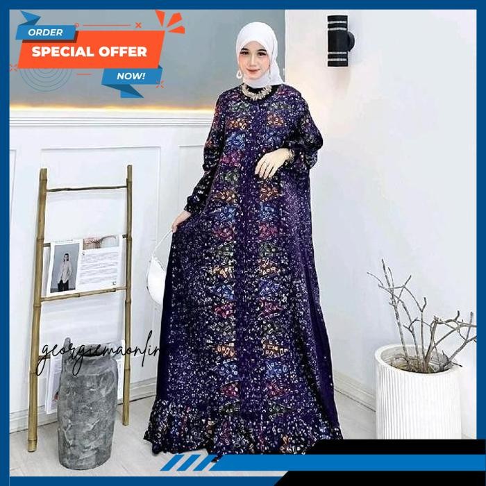 GAMIS JUMBO LD 120 PB 138 TULIS SEROJOAN BABARPINDO BUSUI SLETING FRIENDLY RAYON SAMITEX SUPER PREMI