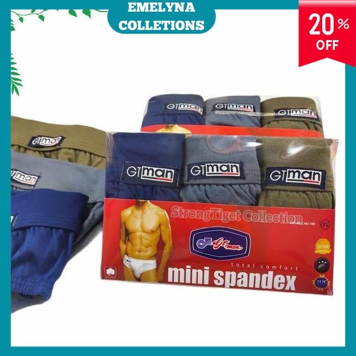 CELANA DALAM CD BOXER SEMPAK PRIA GTMAN GTMAN RIDER MINI SPANDEX  BY EMELYNCOLLECTIONS PREMIUM 