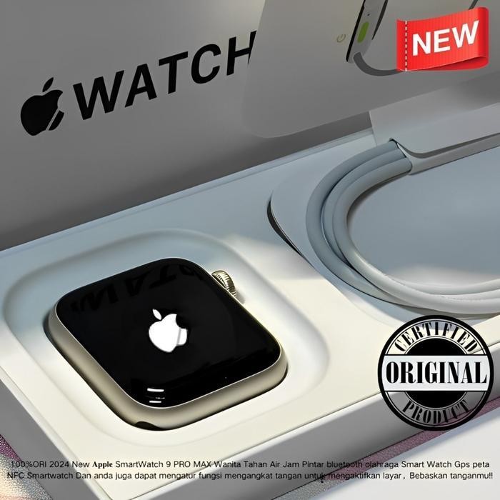 AT 100Original 2025 l Series 10 Asli 46MM 2.3inci Digital Smartwatch Wanita Pria iPhone Bluetooth Ca