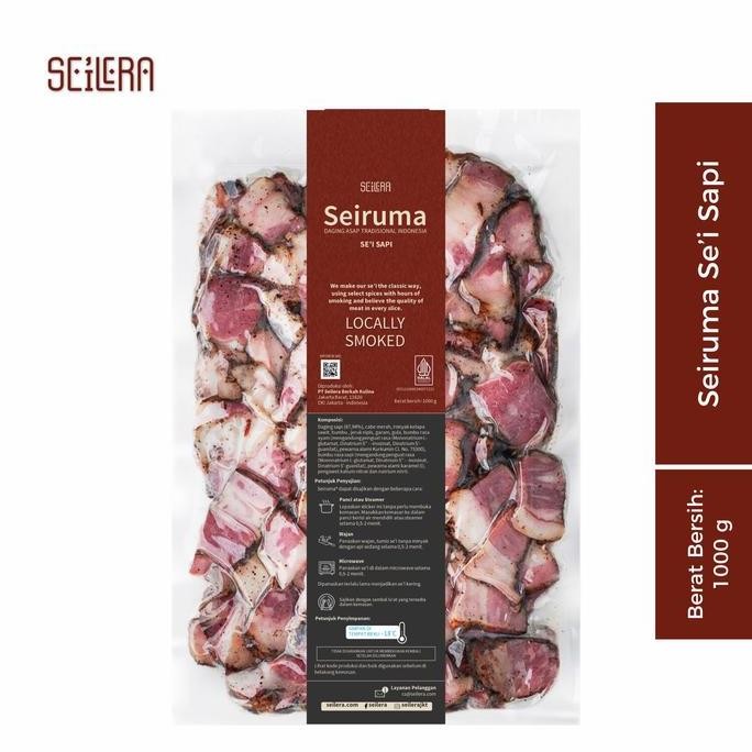 

SEIRUMA - Sei Sapi Daging Asap 1 kg + Sambal Luat by Seilera