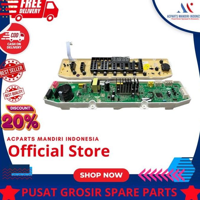 TERBARU - LG INVERTER T2107VSPM1 / T2108VSPM modul mesin cuci Top Loading