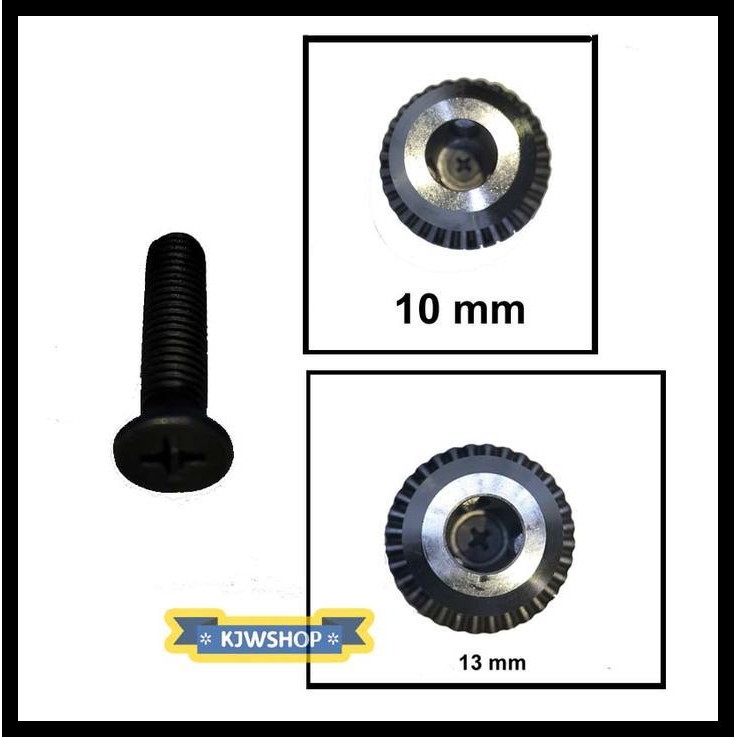 TERBARU SPAREPART MESIN BOR BAUT BAOT KEPALA BOR 10 MM 13 MM M5 DRAT KIRI BAUT KEPALA BOR 10 MM BAUT