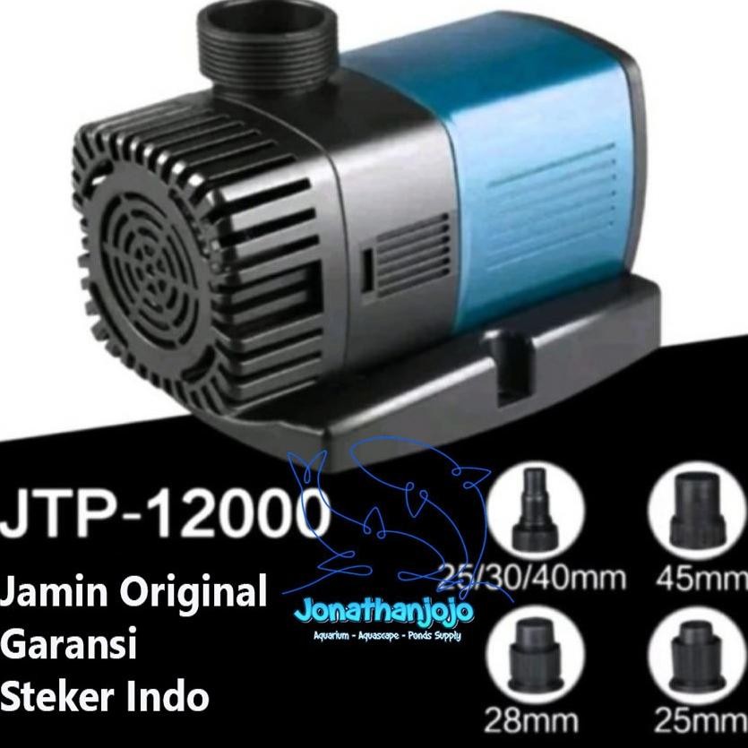NEW SUNSUN JTP PRO 12000 Liter/Jam SNI Original Pompa Low watt aquarium kolam ikan koi Frequency Pum