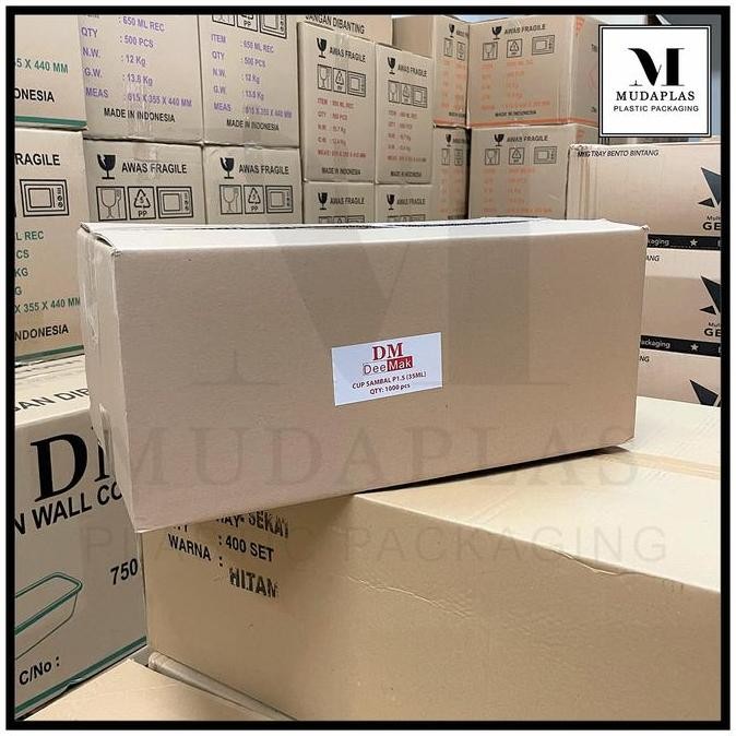 

SAUCE CUP 35 ML DM TEMPAT SAMBAL TEMPAT SAUS - ISI 1000 PCS