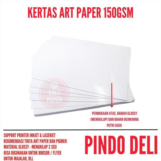 

new !!! Kertas Art Paper A3 Plus 150 gsm / Art Paper A3 Plus 150 gr isi 50 Lembar