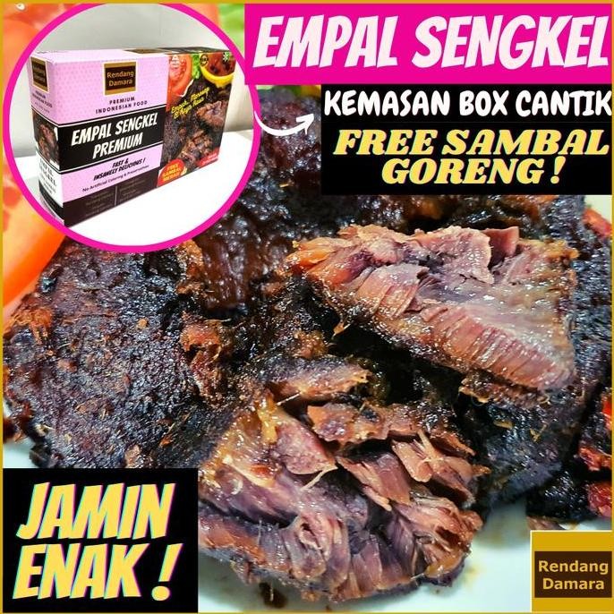 

Empal Sengkel Gepuk Sapi Empuk Manis Gurih Enak dengan Sambal Merah
