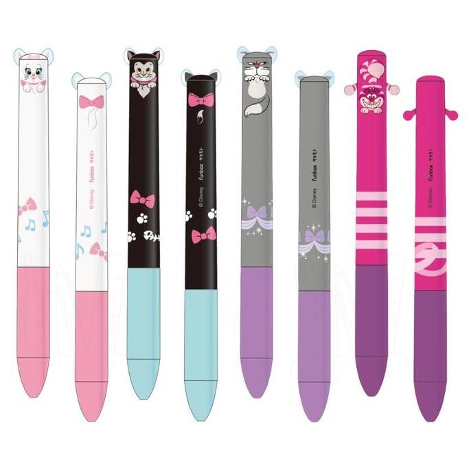 

Sakamoto Funbox MiMi Disney Animals Marie Cheshire Stitch Figaro 2 Color Ballpoint Ink Pen 0.7mm Limited Edition