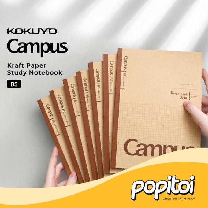 

Kokuyo Campus Kraft Paper Study Notebook B5 Buku Tulis Catatan Sekolah