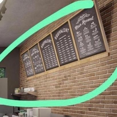 

papan menu panjang 5 baris 60x315cm