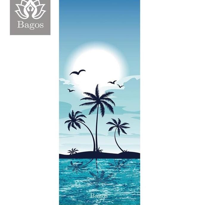 BAGOS RUBBER YOGA MAT, BERBAHAN PU YOGA MAT + RANSEL YOGA GRATIS