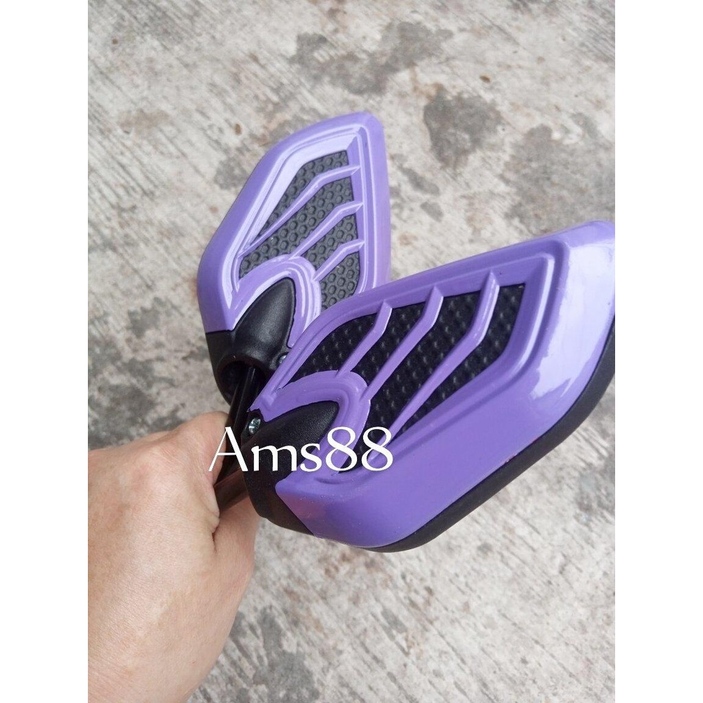 RPM SPION MOTOR VARIASI WARNA UNGU KACA SPION STANDAR SPION HONDA YAMAHA BEAT SCOOP MIO XEON GENIO D