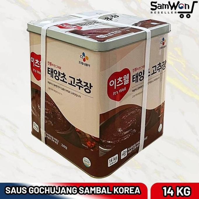 Gochujang CJ Cheiljedang Pasta Cabe Saos Sambal Korea 14kg