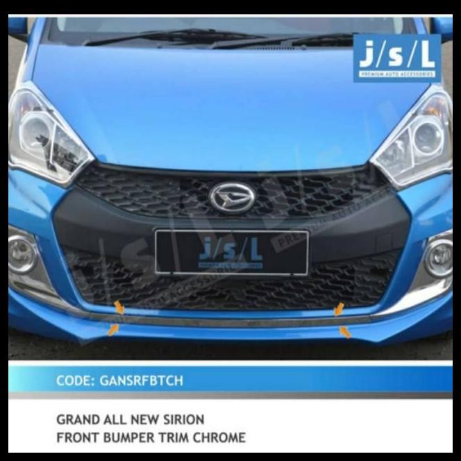 HOT DEAL LIST BUMPER DEPAN GRAND ALL NEW SIRION/ FRONT BUMPER TRIM CHROME JSL 