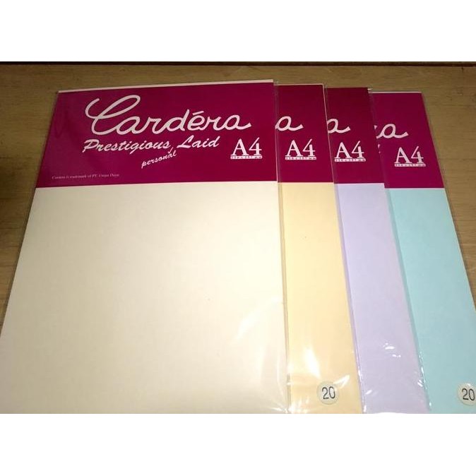 

new !!! KERTAS CARDERA - A4 -90GR/M2/20SHEETS - IMPORT