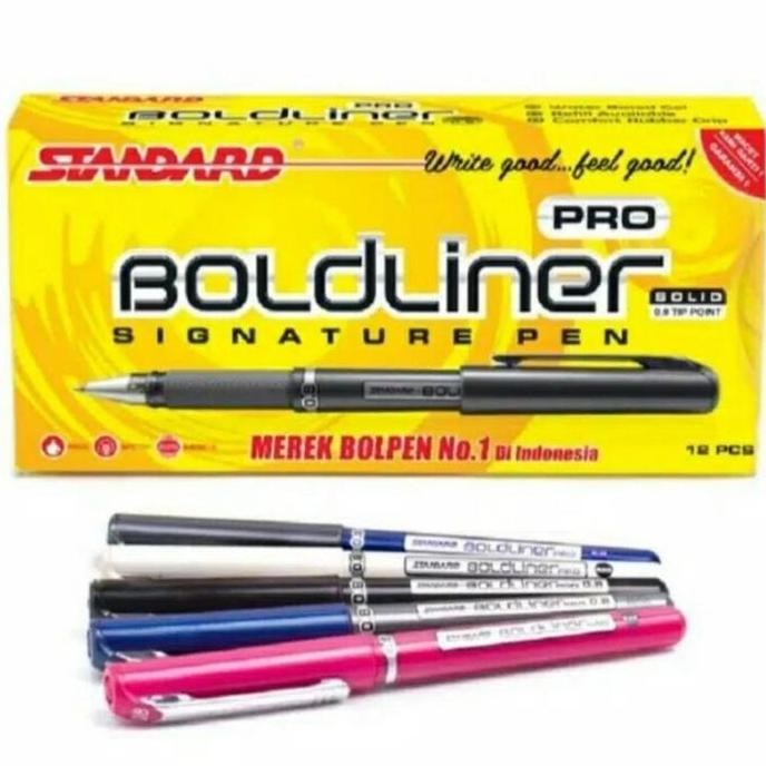 

BEBAS ONGKIR - Pulpen Standard Boldliner PRO 0.8 ( BIRU )