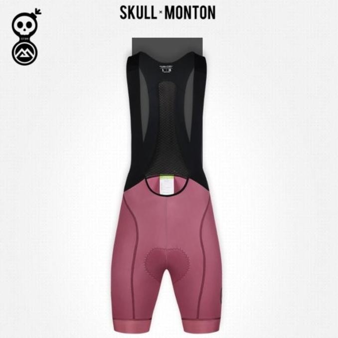 Celana BIB MENS Monton Urban Skull Monton Indian Red