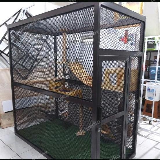 Kandang Kucing Rumah Hewan Peliharaan Custom Indoor Outdoor