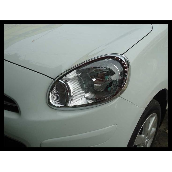 GRATIS ONGKIR GARNISH DEPAN NISSAN MARCH 