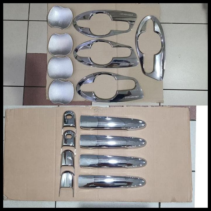 GRATIS ONGKIR COVER HANDLE PINTU + MANGKOK OUTER CHROME (PAKET) TOYOTA AVANZA TIPE VELOZ 2019 SAMPAI