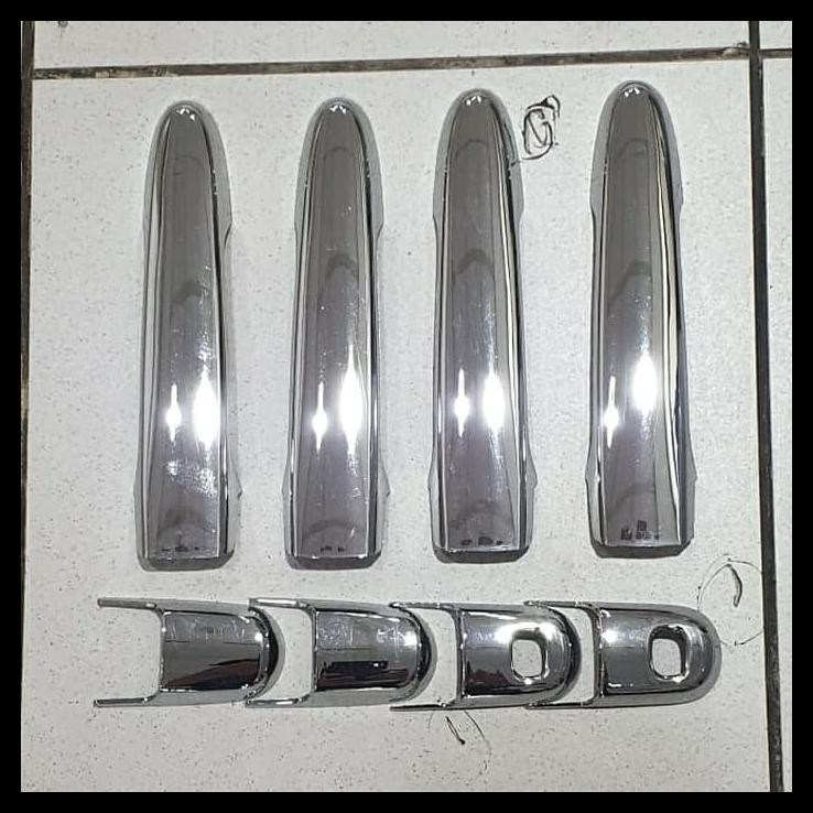 HOT DEAL COVER HANDLE PEGANGAN PINTU TOYOTA ALL NEW AVANZA TIPE VELOZ 2019-2021 SMARTKEY CHROME CROM
