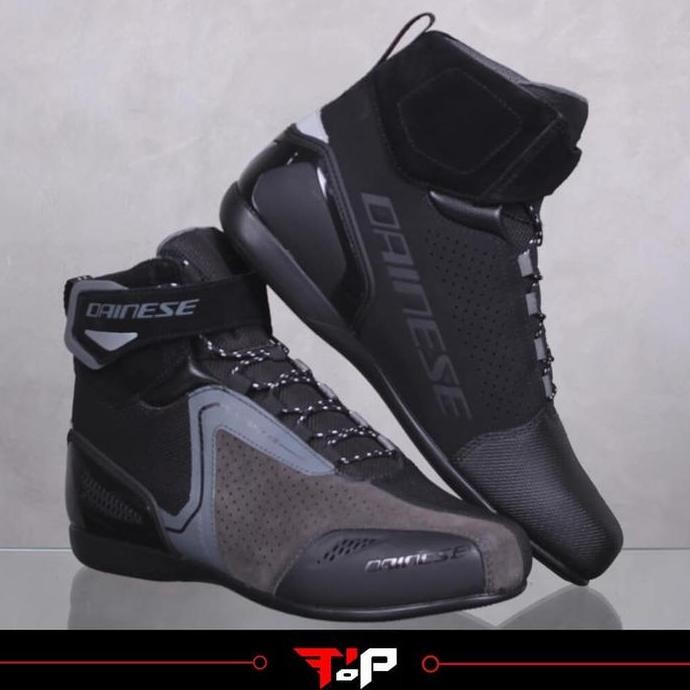 DAINESE ENERGYCA AIR SHOES BLACK ANTHRACITE | SEPATU RIDING | ORIGINAL