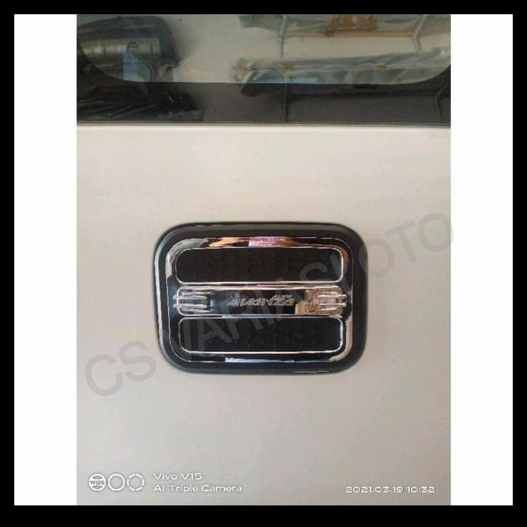 TERMURAH PAKET OUTER HANDLE TANK COVER AVANZA VELOZ 2012 2014 CHROME JSL 
