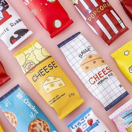 

BISA COD S5823 Kotak Pensil Anak Gaya Motif Camilan / Tempat Pensil Gaya Jepang Alat Tulis Stationery AS