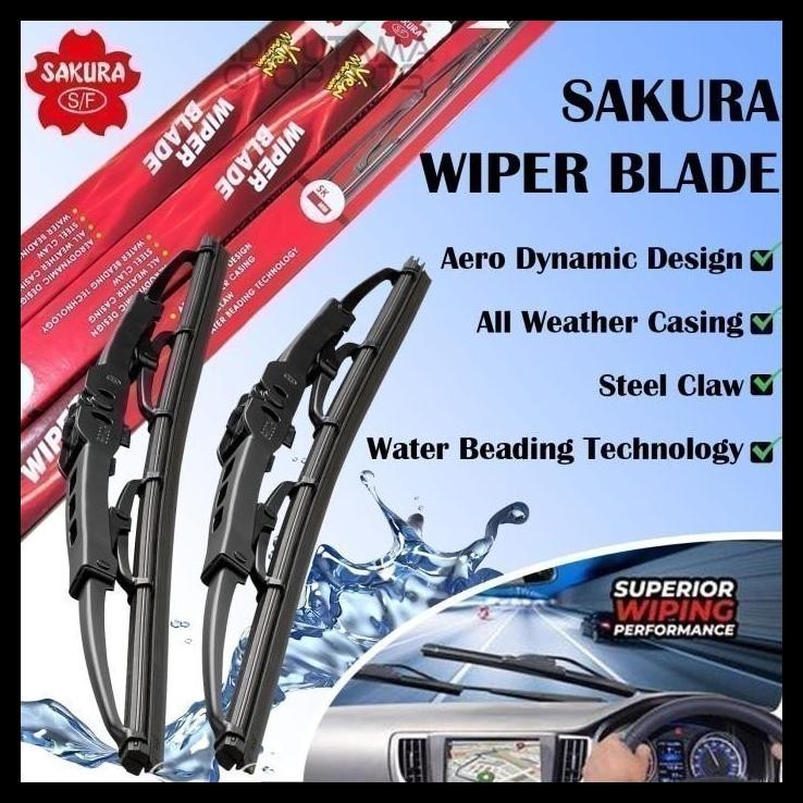 TERMURAH WIPER KACA DEPAN ERTIGA WIPER MOBIL SAKURA 