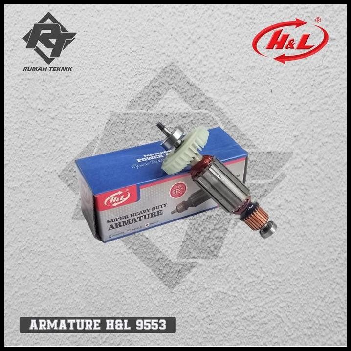 H&L ARMATURE 9553 FOR GERINDA MAKITA ARMATURE HL 9533