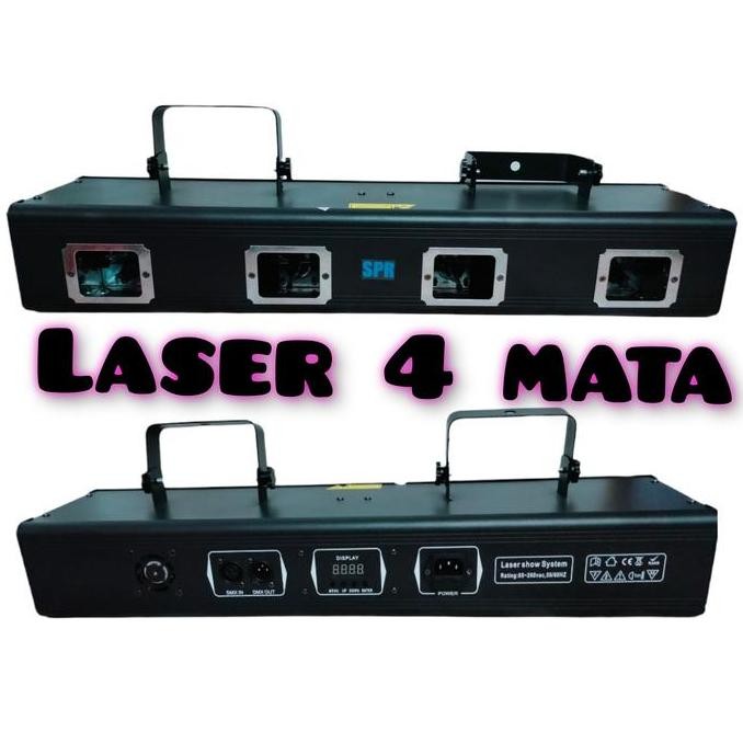Lampu Laser Panggung Disco 4 Mata