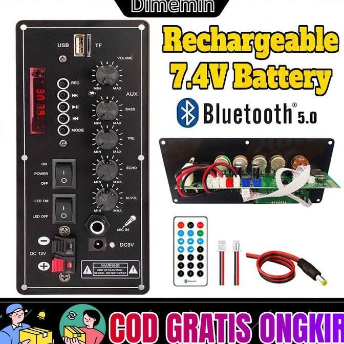 Papan Deer Amplifier Audio 7.4V Speaker AMPLI Power Amplifier MP3 Bluetooth Module BOARD 7.4V Speake