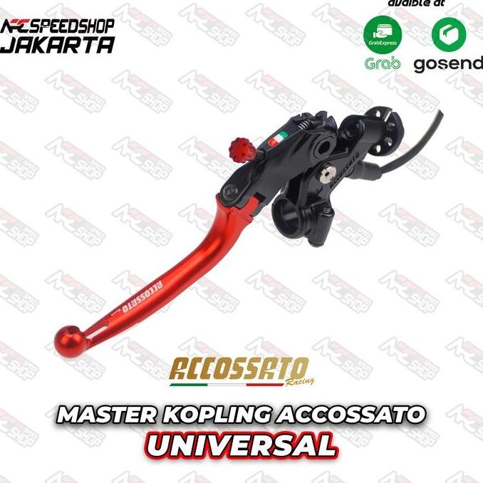 KOPLING ACCOSATO / ACOSATO CLUTCH / KOPLING MEKANIS ACCOSSATO - RED ORIGINAL DAN TERPERCAYA