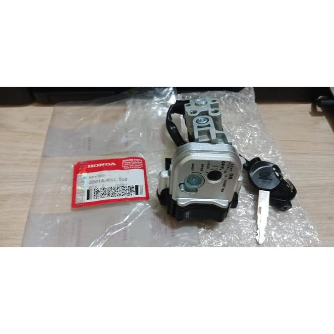 New Kunci Kontak Motor Vario 125 Original Honda - Set Pengaman Lengkap