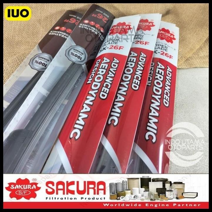 DISKON WIPER FRAMELESS INNOVA REBORN KARET KACA MOBIL SAKURA 