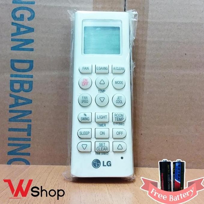baru remote ac lg inverter original - remot air conditioner lg universal