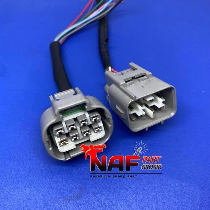 siap kirim socket headlamp led toyota pin 8 - fortuner vrz gr, innova v venturer original