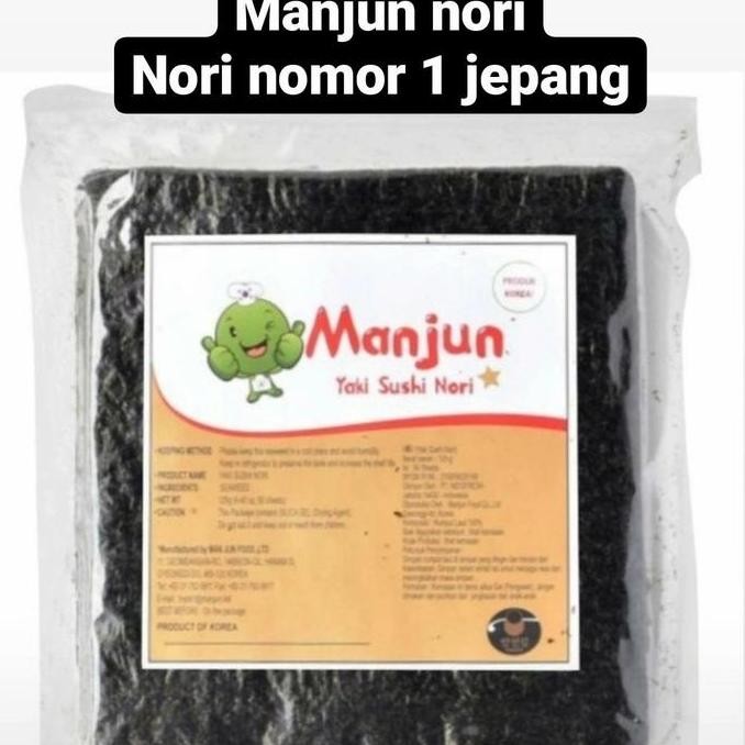 

Rumput Laut Nori Manjun 50 Lembar Kualitas Terbaik Harga Termurah