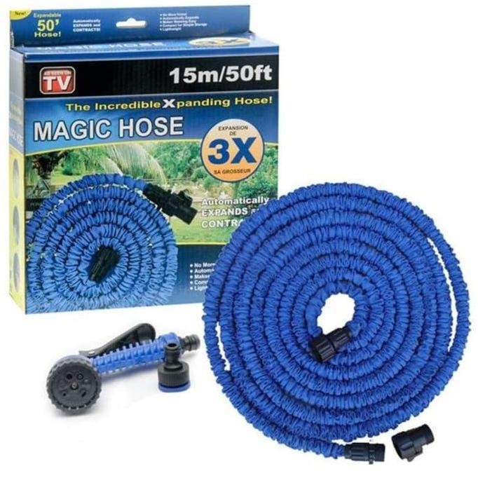 Tersedia Selang Air Taman 15 Meter / 50 Feet Semprotan Kran Rumah Sprayer