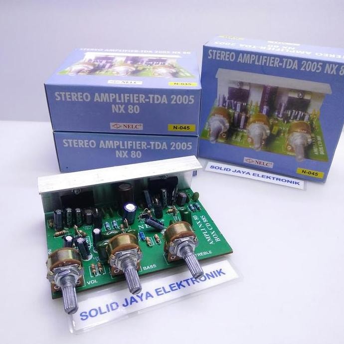 Power Amplifier Stereo TDA2005 NX80 12 Volt DC TERBARU