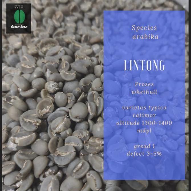 

READY GREEN BEAN ARABIKA LINTONG 1KG | BIJI KOPI BASAH WETHULL MENTAH