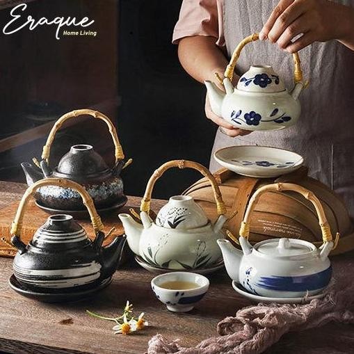 READY YUI TEA POT SET - TEKO AIR TEH KOPI KERAMIK ESTETIK JEPANG / CHINESE