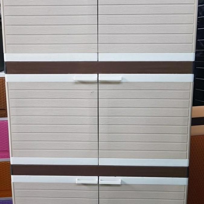 Stok Sj Lemari Plastik 3Susun Besar/Lemari Club