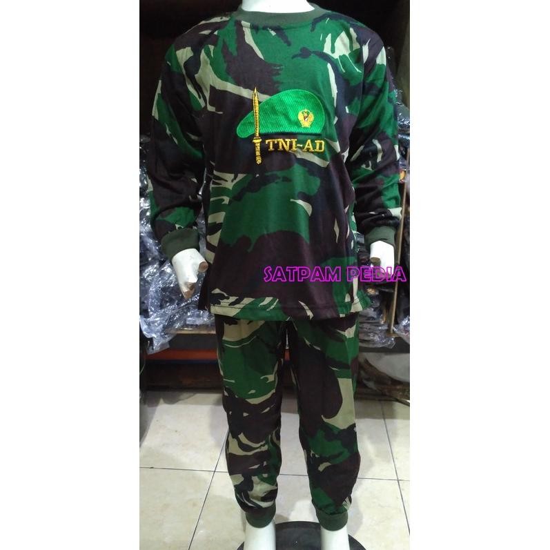 Kaos Anak Gambar TNI AD Loreng - Kaos Anak TNI AD
