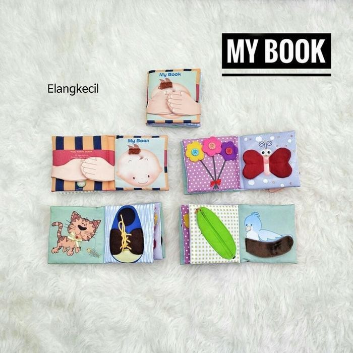 Buku Kain Soft Book Mainan Edukasi Motorik Koordinasi Batita Busy Book