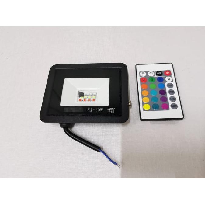 lampu led sorot tembak floodlight lampu outdoor LED Rgb 10watt - 50wat