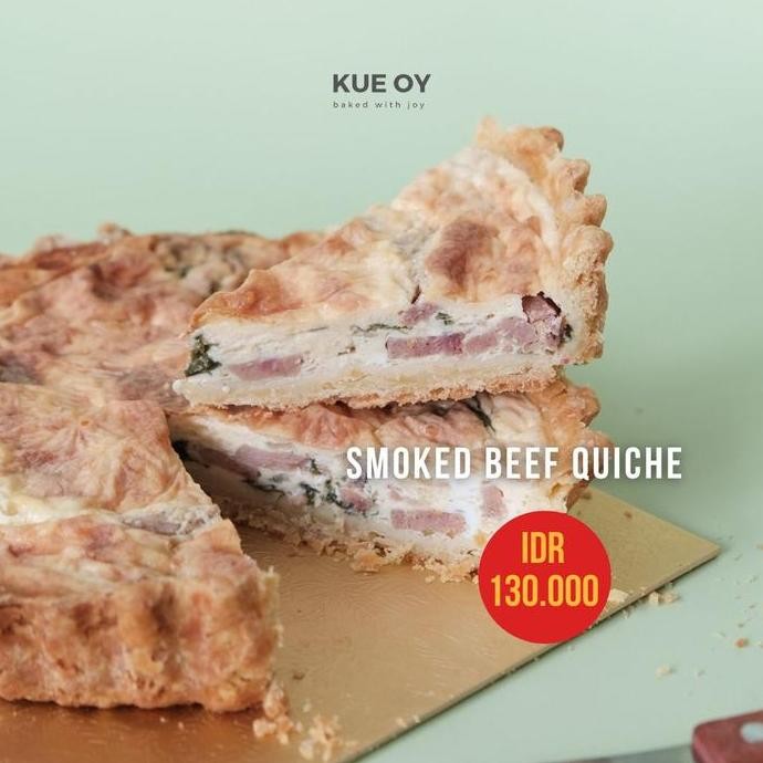 

Quiche Smooked Beef / Pie / Hampers / Kue Ulangtahun