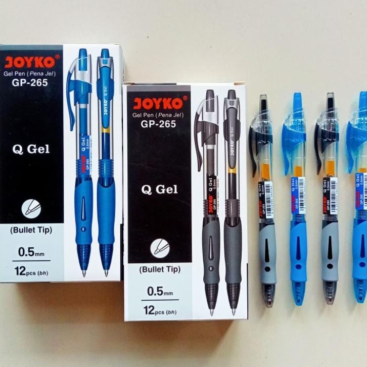 

Pulpen Gel Pen Joyko Q265 Q Gel 12 Pcs