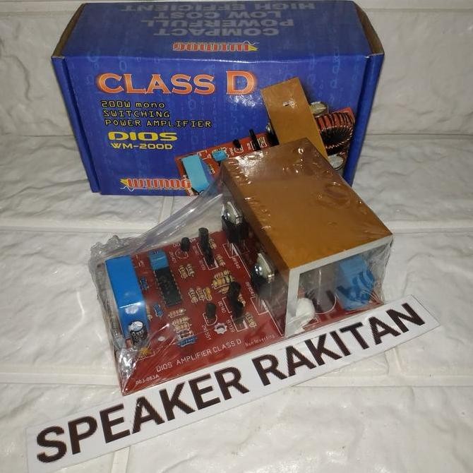 Kit Power Amplifier Mono Class D 200Watt DIOS WM-200D MURAH